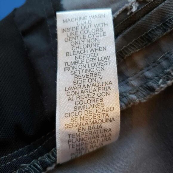 Democracy Jeans Womens Size 6 Ab Solution Gray Camo Straight Leg Mid Rise - Picture 8 of 9